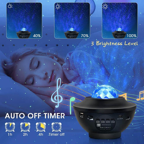 RelaxGlow™ Starry Sky Galaxy Projection Light (Enhanced Edition)