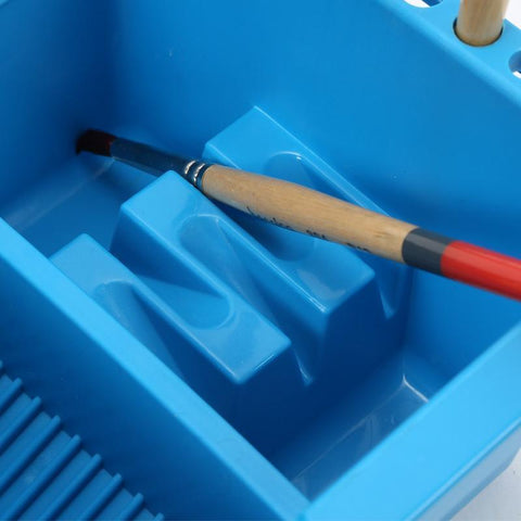 Twin Compartment Brush Washer