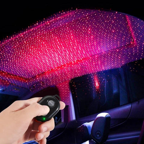USB Car Roof Star Light Atmosphere Projection Lamp Interior Bedroom Party Ambient  Starry Sky Light – Simply Novelty