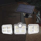 GlowFX-Solar™ Ultra Bright Motion Sensor Solar Security Light 100 COB LEDs - Split Solar Panel