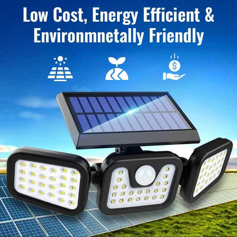 GlowFX-Solar™ Ultra Bright Motion Sensor Solar Security Light