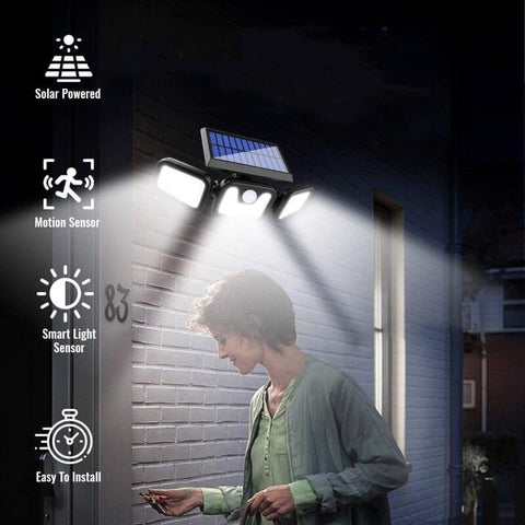 GlowFX-Solar™ Ultra Bright Motion Sensor Solar Security Light