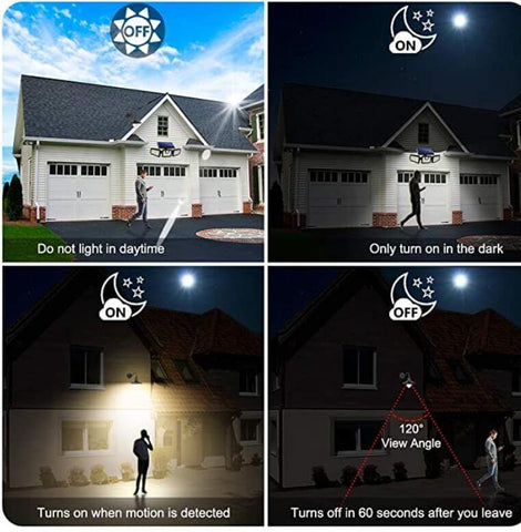 GlowFX-Solar™ Ultra Bright Motion Sensor Solar Security Light