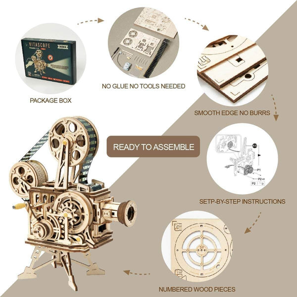 VitaWood™ DIY 3D Vitascope Wooden Puzzle Kit