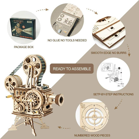 VitaWood™ DIY 3D Vitascope Wooden Puzzle Kit
