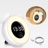 IntelliNight™ Wireless Smart LED Night Light & Alarm Clock WHITE