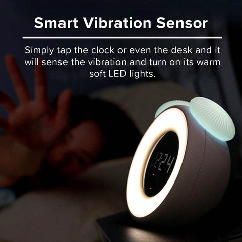 Wireless Smart LED Night Light And Alarm Clock Simply Novelty Wireless Smart LED Night Light And Alarm Clock Simply Novelty