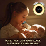 IntelliNight™ Wireless Smart LED Night Light & Alarm Clock WHITE
