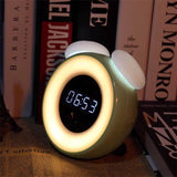 IntelliNight™ Wireless Smart LED Night Light & Alarm Clock Green