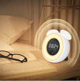 IntelliNight™ Wireless Smart LED Night Light & Alarm Clock WHITE