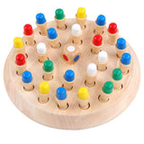 MemoMatch™ Wooden Memory Color Match Board Game
