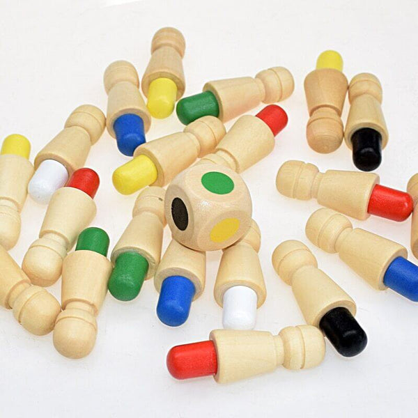 MemoMatch™ Wooden Memory Color Match Board Game