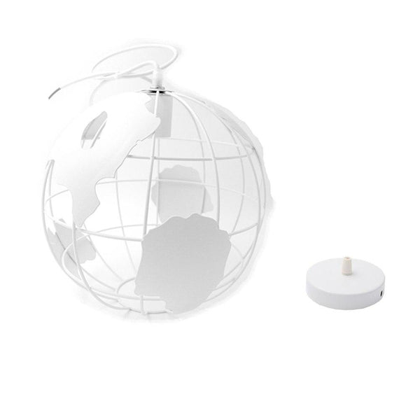 World Map Globe Pendant Light