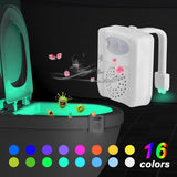 UVGlow™ 3-in-1 Toilet Bowl Night Light With Anti-Mold LED & Air Freshener  (Upgraded) Full (16 Colors)