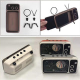 2-in-1 Retro TV Bluetooth Speaker & Phone Holder