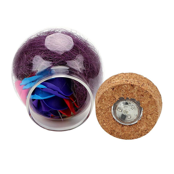 Illuminated Rose In a Bottle Light