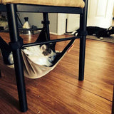 COZILY™ Under Chair Cat Hammock Grey and Beige