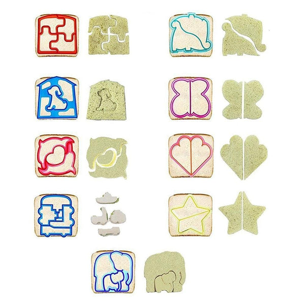 Lunch Punch Sandwich Cutter Set (9 Pcs)