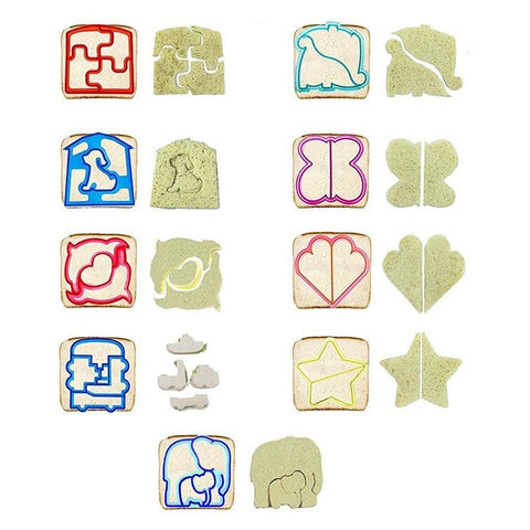 Lunch Punch Sandwich Cutter Set (9 Pcs)