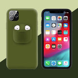 PodsPocket™ 2-In-1 iPhone Case With AirPods Holder Army Green / iPhone 11 Pro Max / AirPods 1 / AirPods 2