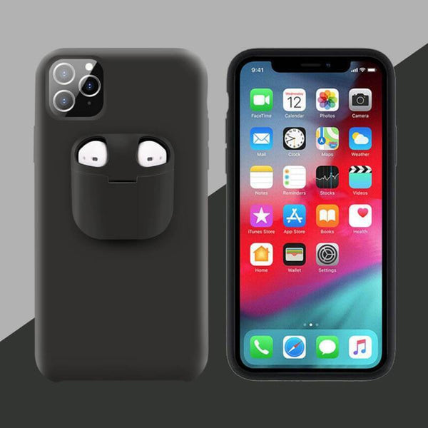 PodsPocket™ 2-In-1 iPhone Case With AirPods Holder