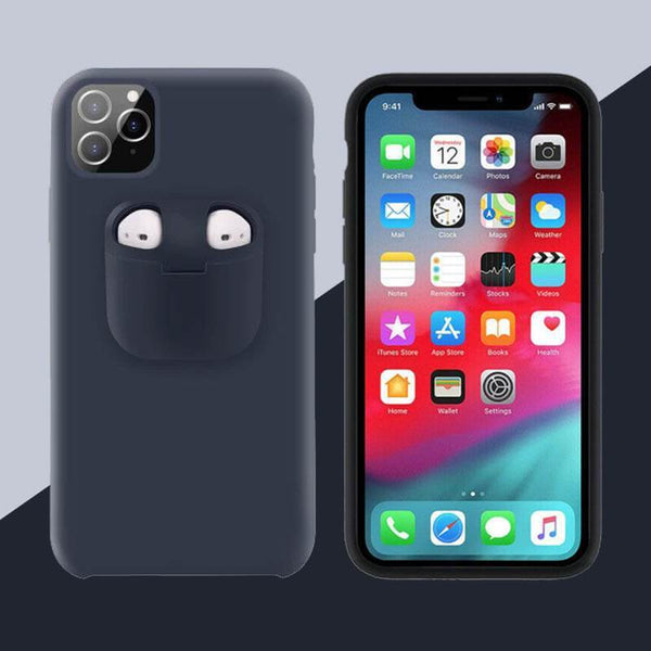 PodsPocket™ 2-In-1 iPhone Case With AirPods Holder