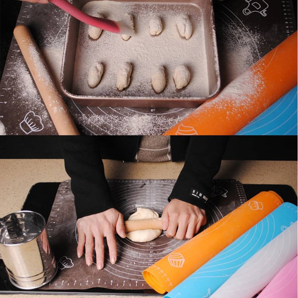 Nonstick Rollable Pastry Mat With Measurements
