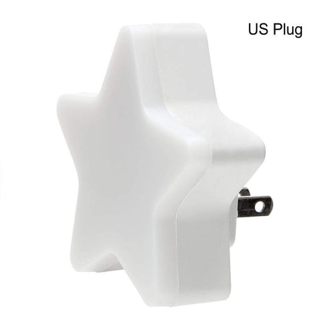 Cute Star Night Light With Smart Light Sensor