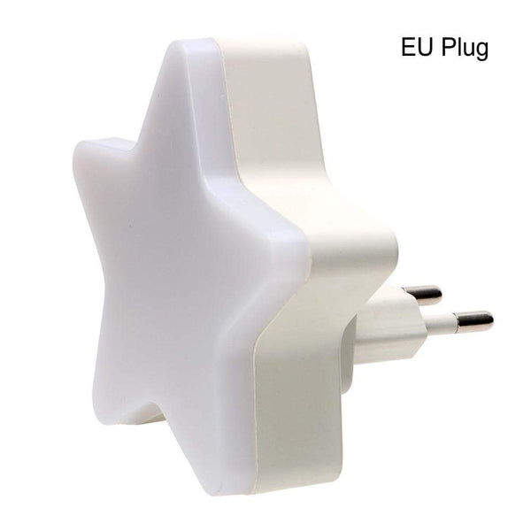 Cute Star Night Light With Smart Light Sensor