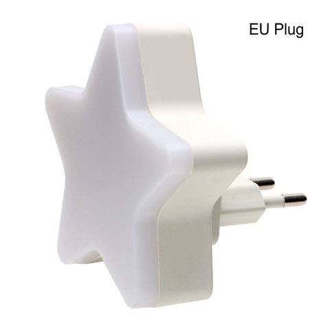 Cute Star Night Light With Smart Light Sensor