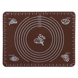 Nonstick Silicone Pastry Mat With Measurements Blue