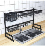 LuxRack™ Customizable Over Sink Dish Drying Rack (Upgraded Design)