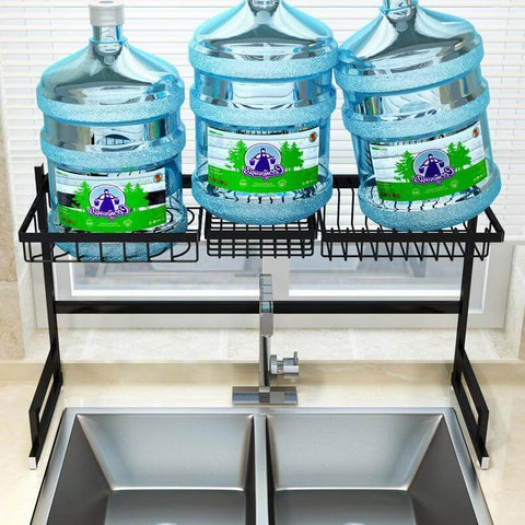 LuxRack™ Customizable Over Sink Dish Drying Rack Kitchen Holder