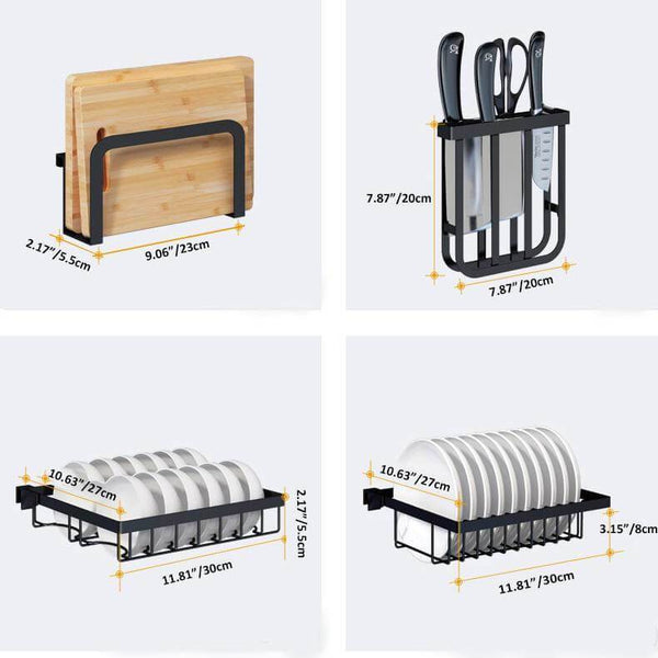 LuxRack™ Customizable Over Sink Dish Drying Rack (New Design)