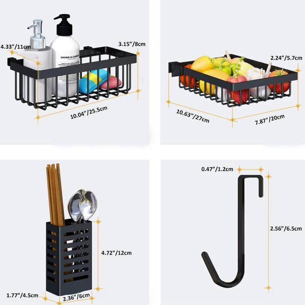 LuxRack™ Customizable Over Sink Dish Drying Rack (New Design)
