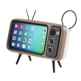 2-in-1 Retro TV Bluetooth Speaker & Phone Holder